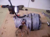 moteur sable et en cours de remontage